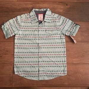 Toughskins Juvi Boys Sharks Botton Down Shirt